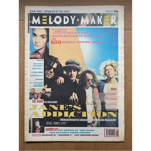 Jane addiction melody maker - jane's,