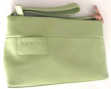 Clothes, Shoes & Accessories Women's Bags: Radley Green Leather Handbag NWOT.