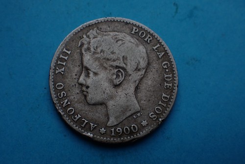 Spain peseta 1900 - 1900, sm-v