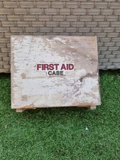Vintage Wooden First Aid Case