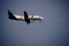 Slide PH-KSC Saab 340B KLM Cityhopper 07/15/92 FRA 35mm Framed OP-L10-65