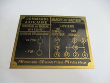 Nameplate Sign Latil Tractor