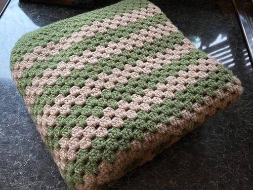 Handmade crochet granny square - crochet,