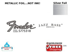 Fender Jazz Bass guitar decal