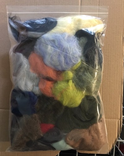 Oddments needle felting - oddments,