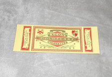 BACON'S GOLD FLAKE CIGARETTES. ORIGINAL PACKET LABEL circa 1930s