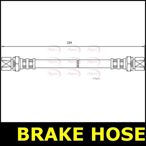 Brake hose rear - brake,