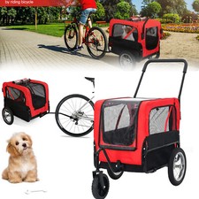 2-In-1 Dog Pet Bicycle Trailer
