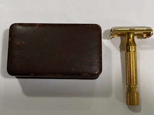 Vintage gillette usa gold - gillette,