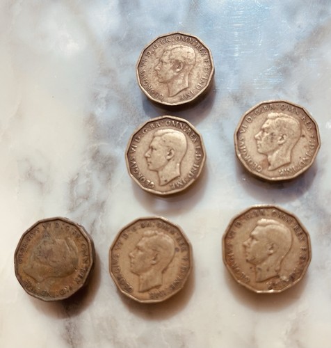Six george threepenny bit - six,