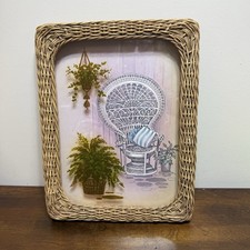 Vintage 70’s Boho Wicker