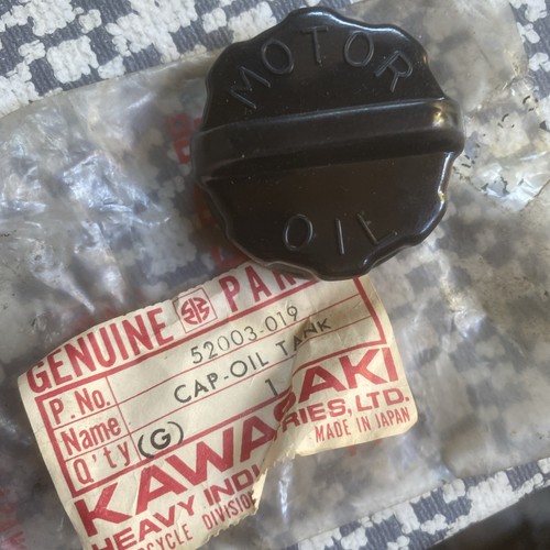 Original oil tank cap - tank, kawasaki