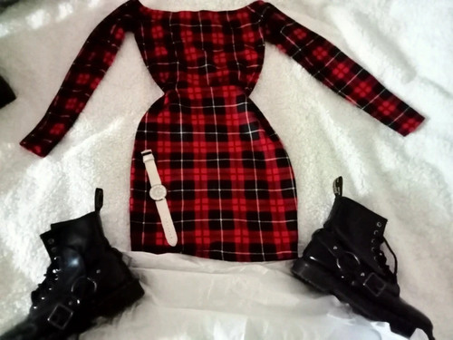 Ladies tartan size small - ladies,