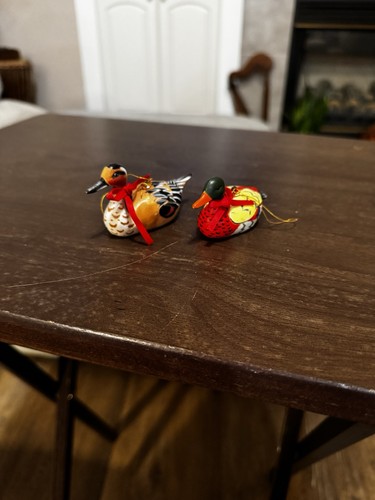 Vintage resin mini duck decoy - mini,