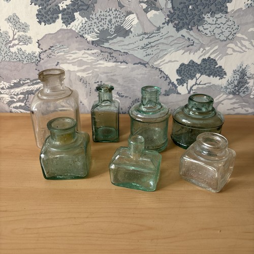 Assorted old fashioned glass - old,