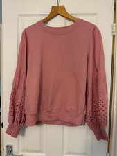Next Sweatshirt - Pink - Size M - Good Condition - Preloved