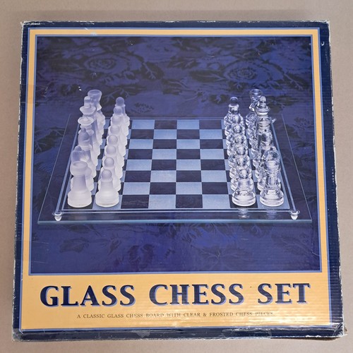 Glass chess set - set, &