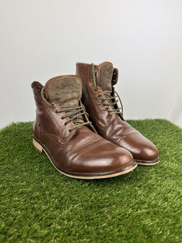 Men levi brown - brown, genuine