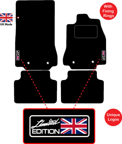 Tailored car floor mats - mats, fits