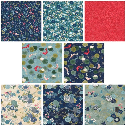 Kasumi cotton fabric range - kasumi,