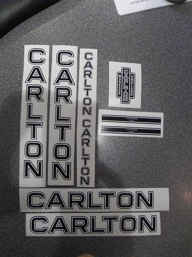 Carlton decals mint - carlton, of