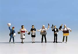 Noch waiting staff figure - waiting, (6)