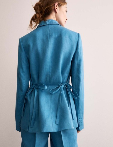 Jaeger womens blue linen - -,