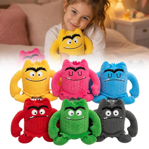 6pcs colorful plush emotion - colorful,