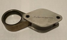 Rare Vintage Carl Zeiss Jenna Single Magnifying Glass 6X Loupe Metal