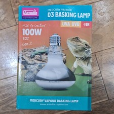 Arcadia D3 UV 100W E27 Basking Lamp (SMA100E27)