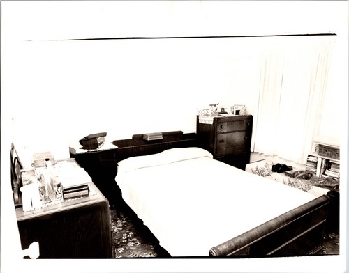 Bedroom interior 1940s 8x10 - bedroom,