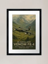 Havilland venom 4 framed - venom,