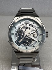 Hugo Men’s Silver Bracelet Grail Skeleton Watch. 1530377.