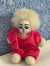 Vintage Clown Doll Fabric Body