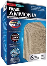 Fluval ammonia remover pad 6 - ammonia, (6