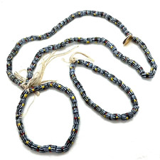 Trade beads black striped