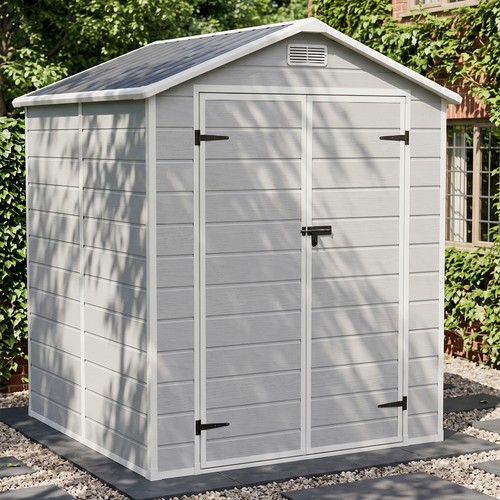 6x6ft plastic garden shed - 6x6ft,