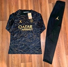 Gold Striped PSG Tracksuit