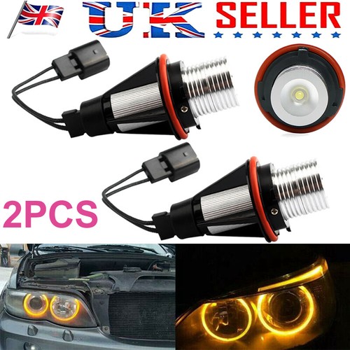 Led angel eyes halo - angel, yellow