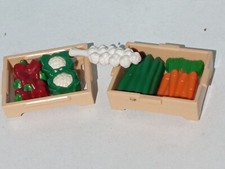 PLAYMOBIL LOT VEGETABLE BOXES