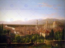 Painting Landscape Cityscape Cole Florence Poster Art Print Bb12132B