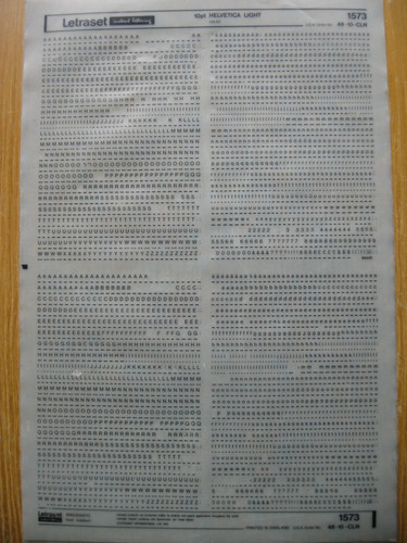 Letraset upp low - 1,