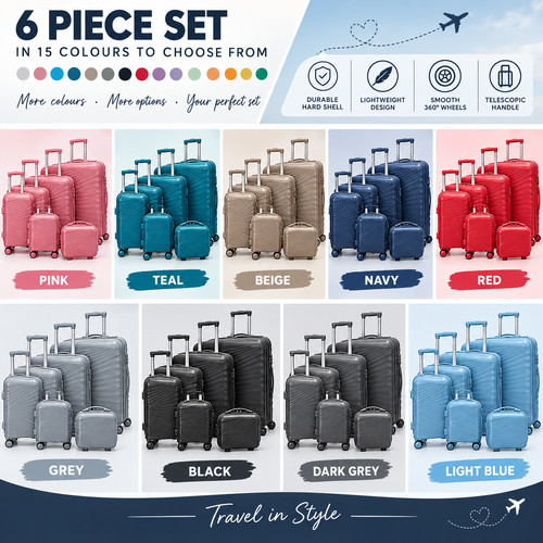 Hard shell luggage suitcase - hard,