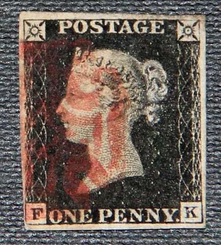 1840 penny black 4 - 1840,