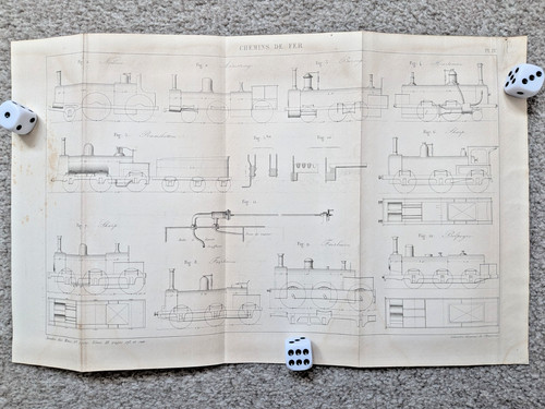 English railway equipment - railway, at