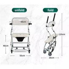 Folding shower stool with