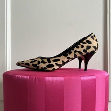 Y2k pony hair Leopard print