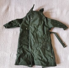  Vintage Action Man wwII German trench motorcycle Overcoat green