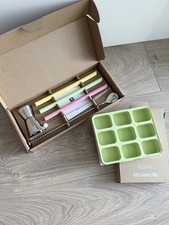 Brand New Nespresso Original Mixing Recipe Kit & Barista Ice Cube Tray Pistachio