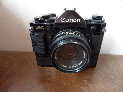 Canon 35mm slr film - a-1,